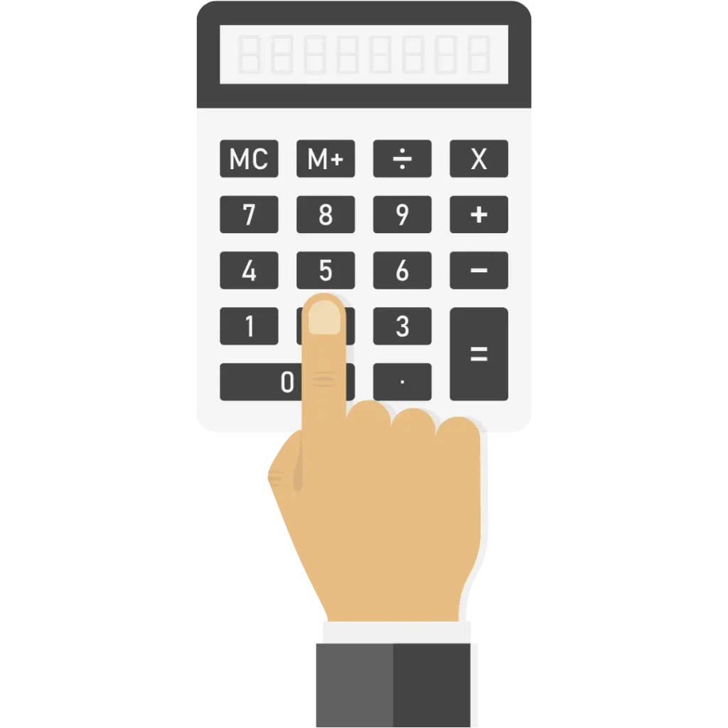 Clique em “Calcular”